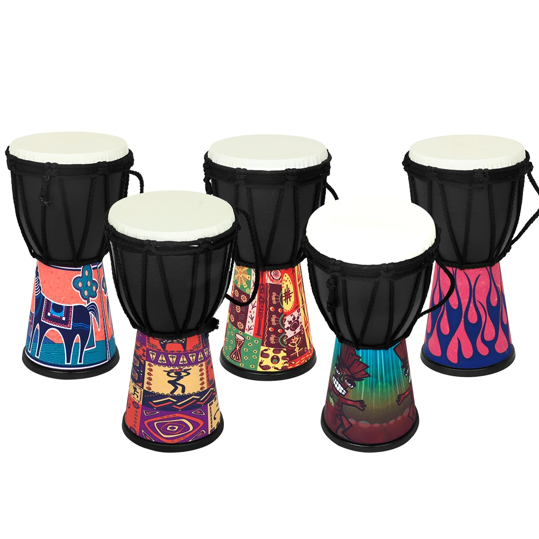 Musical Instrument Percussion - Tamburo Africano Portatile per Bambini, Regalo,