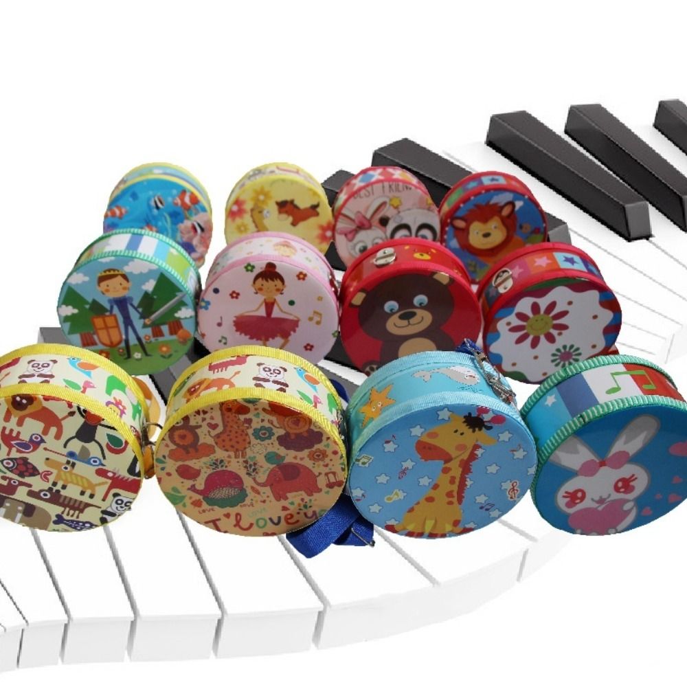 Musical Instrument Percussion - Tamburo in legno per bambini, tamburo