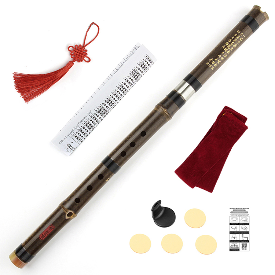 Bagpipe Practice Chanter - Flauto di bambù cinese Chiave G