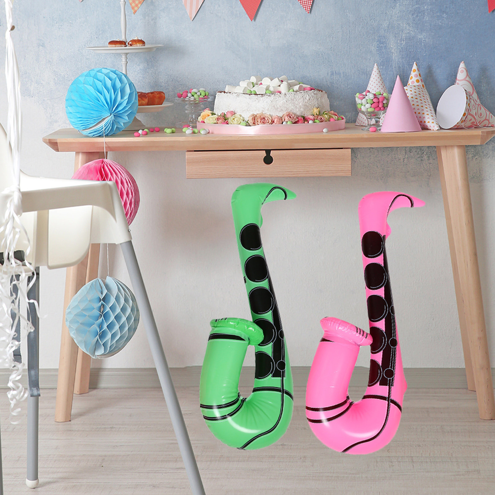 Musical Instrument You Blow - 4 Pezzi di Sassofoni Gonfiabili per