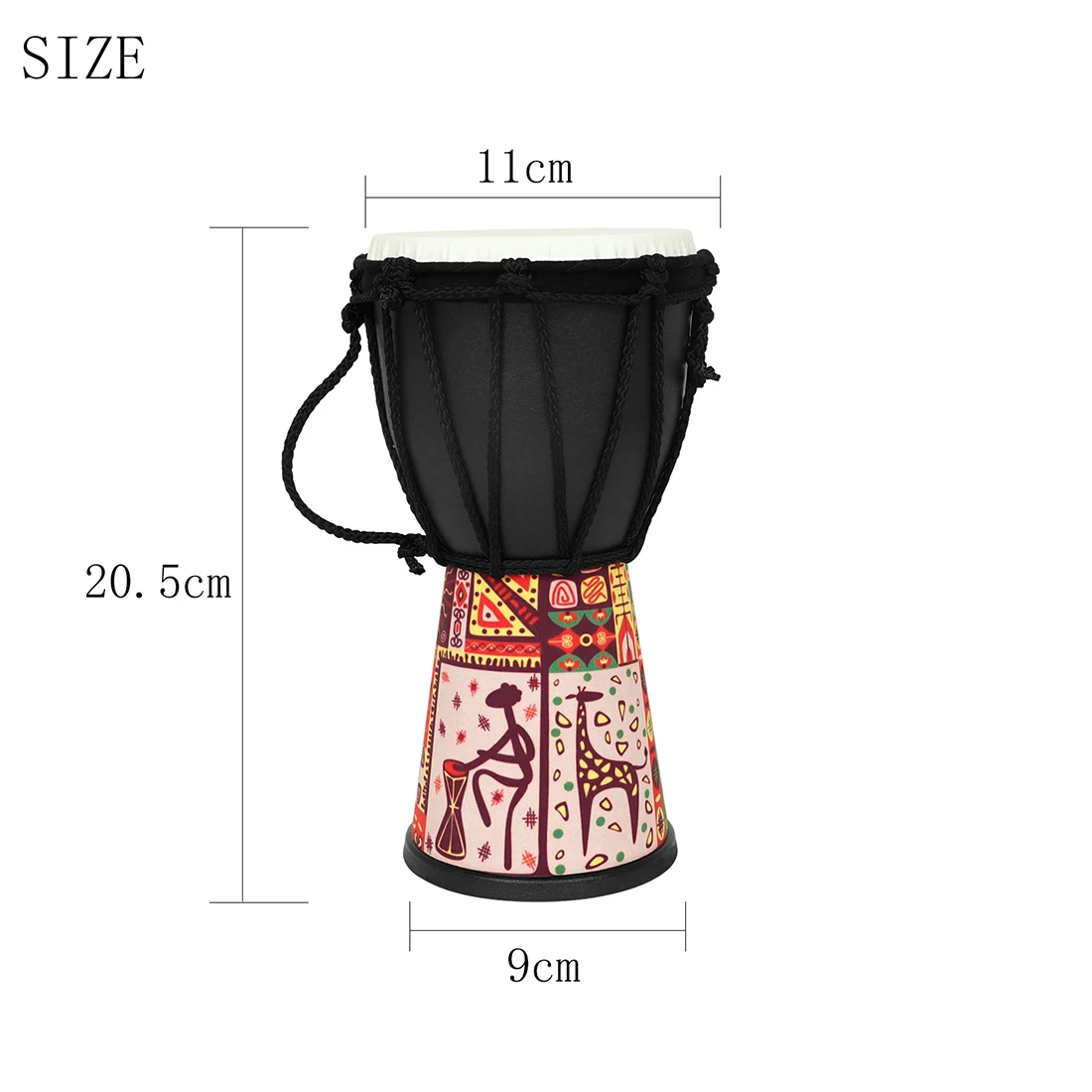 Tamburo Africano Portatile per - Musical Instrument Percussion recensione e prezzo