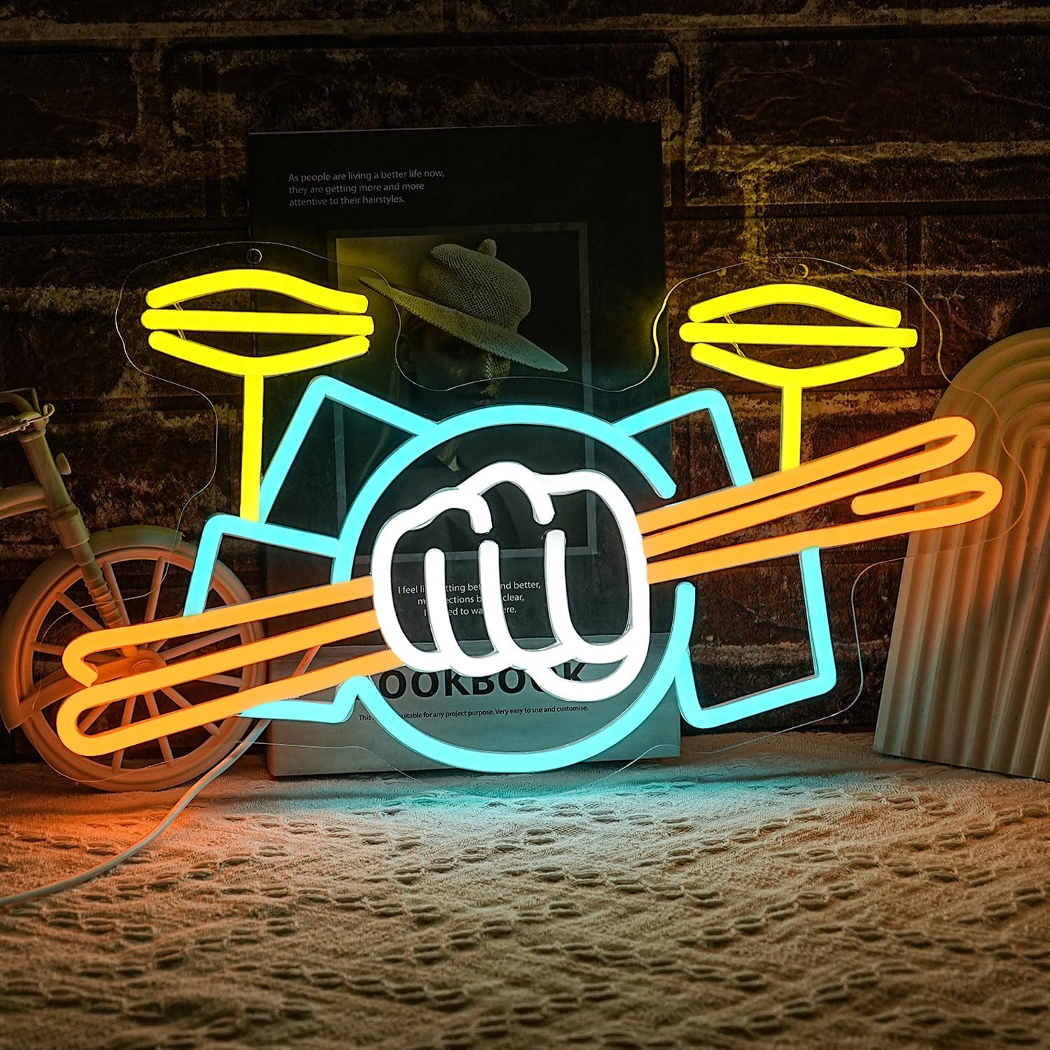 Insegna al Neon a Forma di Bat - Musical Instrument With A recensione e prezzo
