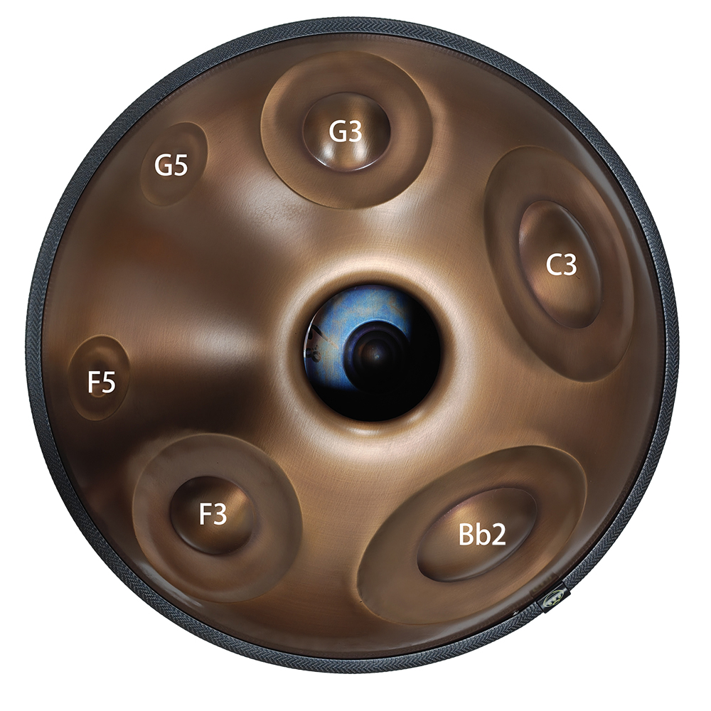 Handpan a 18 note, in Re minor - Musical Instrument Percussion recensione e prezzo