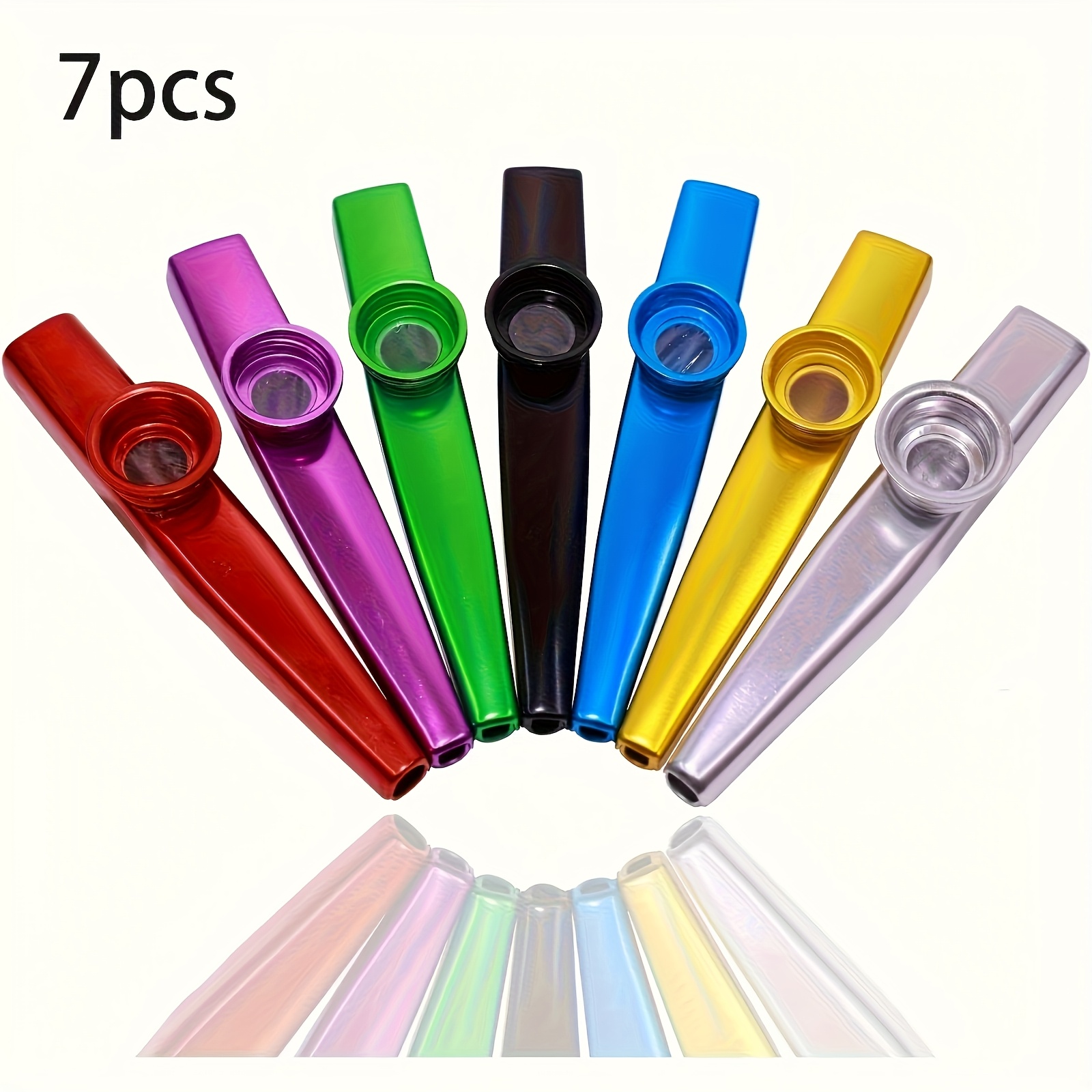 7 pezzi Kazoos in metallo dal  - Musical Instrument Organ recensione e prezzo