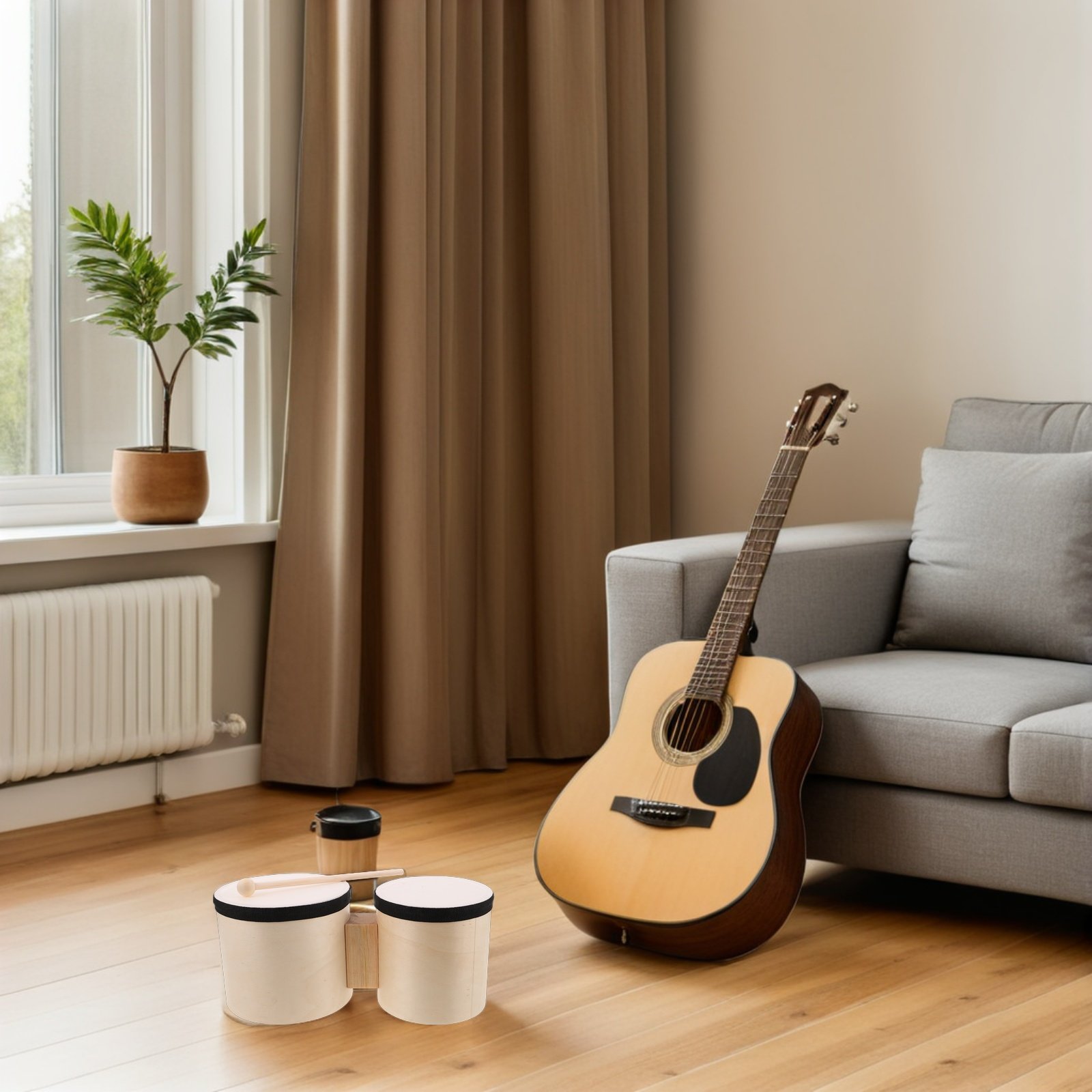 Set di Bongo in Legno per Prin - Musical Instrument Percussion recensione e prezzo