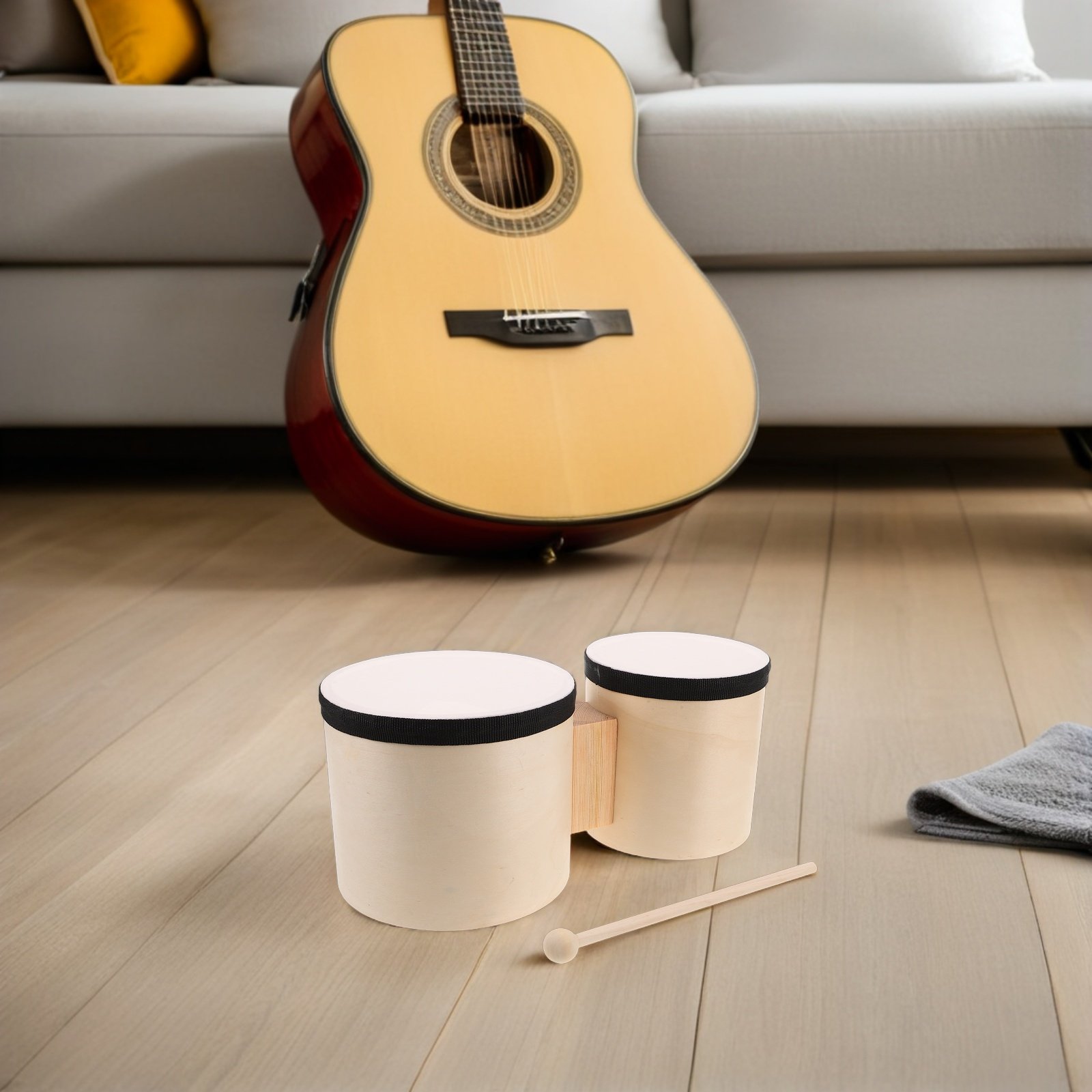 Set di Bongo in Legno per Prin - Musical Instrument Percussion recensione e prezzo