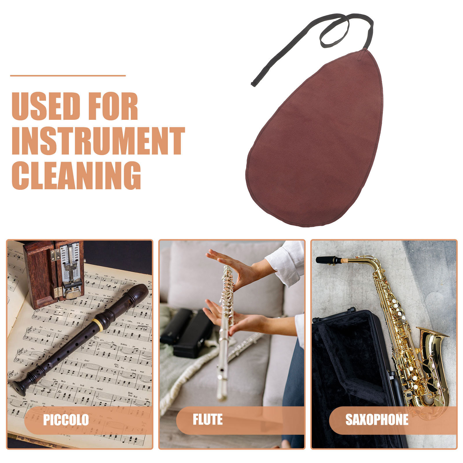 2 Pezzi Panno per Pulizia Flau - Musical Instrument Saxophone recensione e prezzo