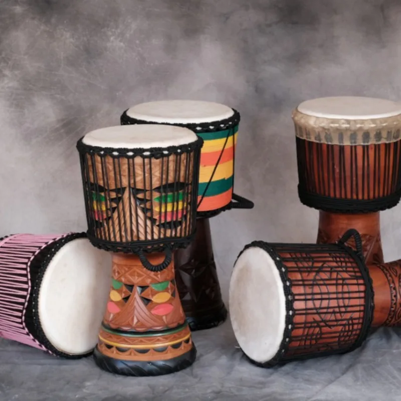 Tamburo africano in mogano Dje - Musical Instrument Percussion recensione e prezzo