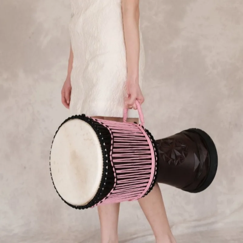 Tamburo africano in mogano Dje - Musical Instrument Percussion recensione e prezzo